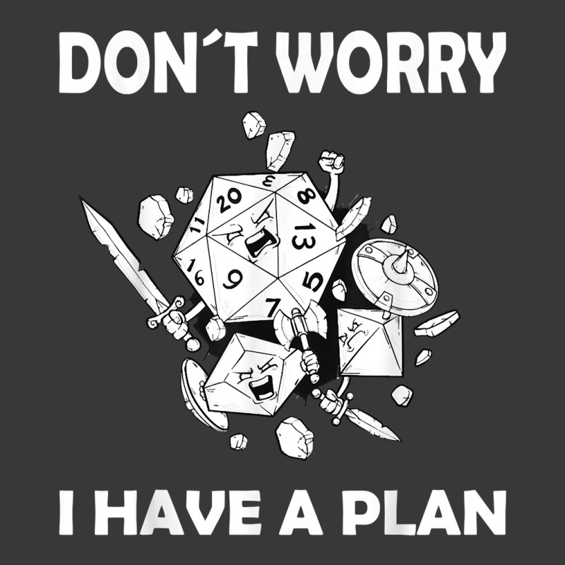 Don´t Worry I Have A Plan Roleplaying Dice D20 Game Master T Shirt Ladies Curvy T-shirt | Artistshot