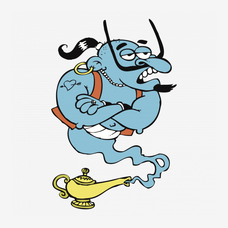 Alaaddin's Magic Lamp Blue Genie Pin-back Button | Artistshot