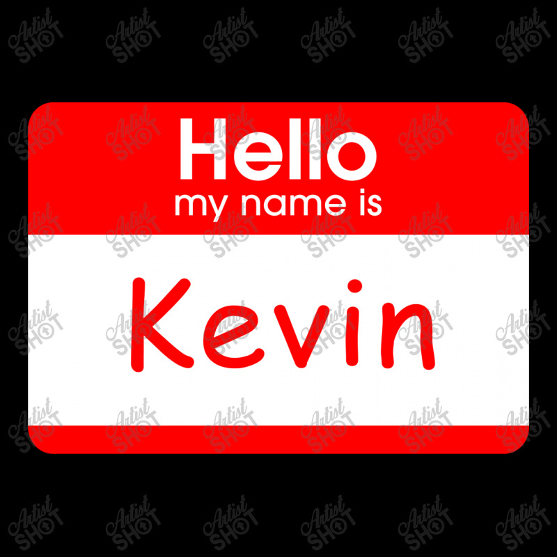 Hello My Name Is Kevin Tag V-neck Tee | Artistshot