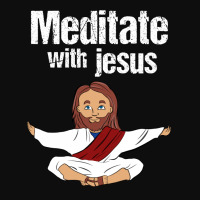 Meditate With Jesus Crop Top | Artistshot