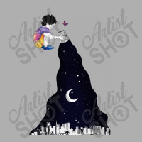 Boy Spilling His Night Watercolor Painting Illustrator, Ladies Fitted T-shirt | Artistshot