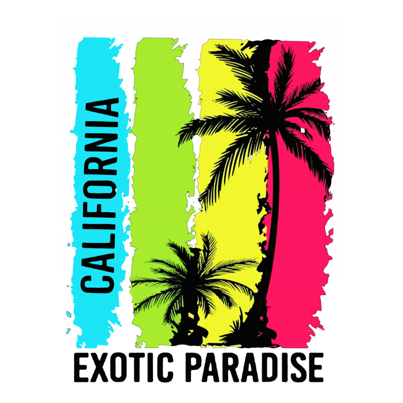 California Paradise Zipper Hoodie by William Art | Artistshot