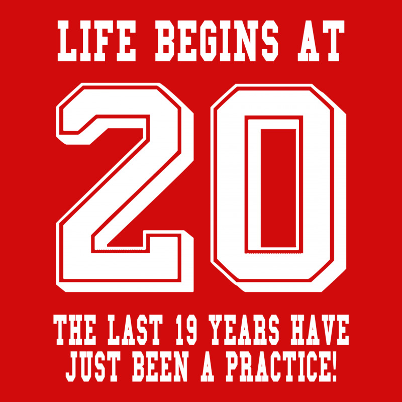 Life Begins At 20... 20th Birthday All Over Men's T-shirt | Artistshot
