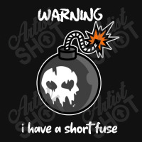 Warning I Have A Short Fuse Baby Bibs | Artistshot