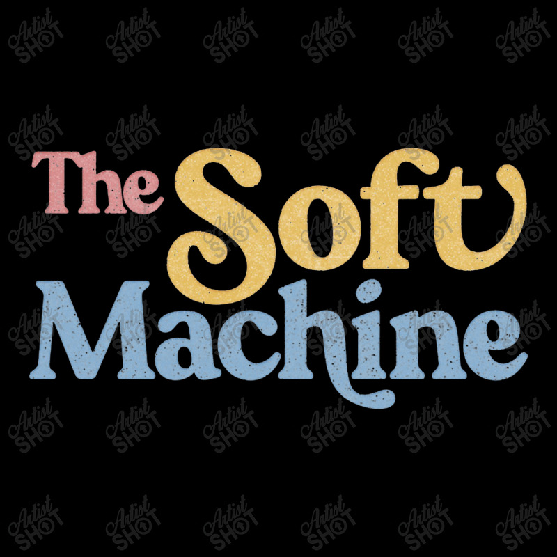 The Soft Machine, Colour Faded Style Retro Typography Design Long Sleeve Shirts | Artistshot