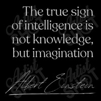 The True Sign Of Intelligence Is Not Knowledge Legging | Artistshot