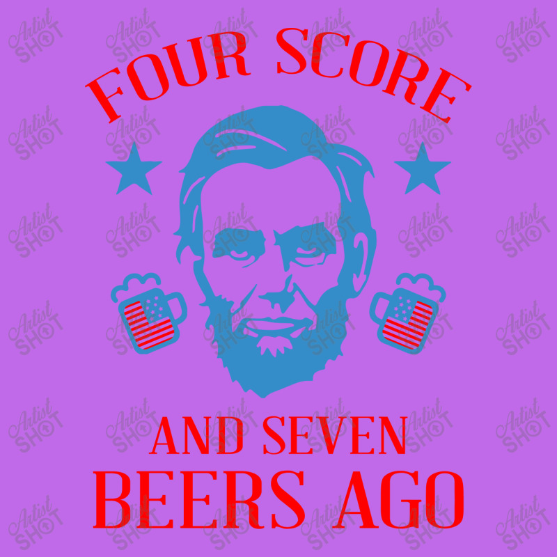 4th Of July Four Score And Seven Beers Ago All Over Men's T-shirt | Artistshot