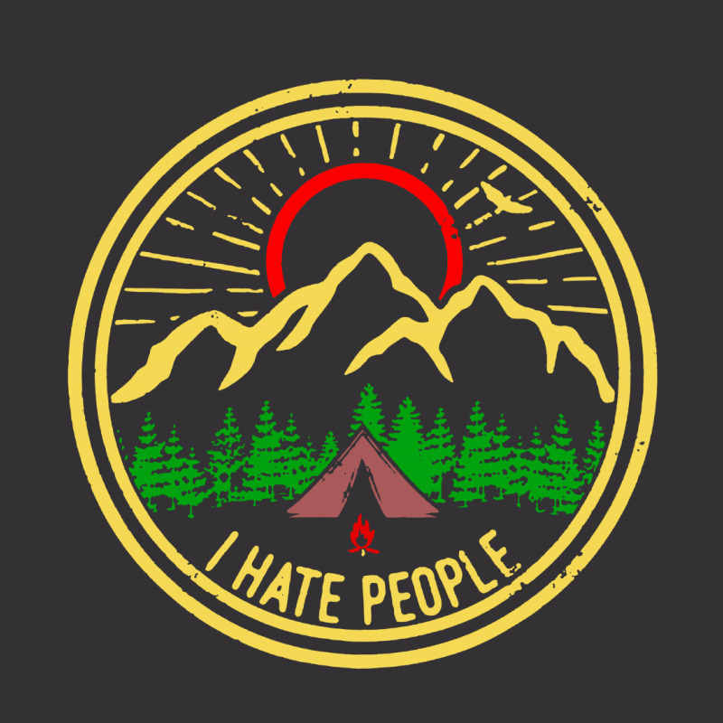 I Hate People Camp Vintage Short by atereabag | Artistshot