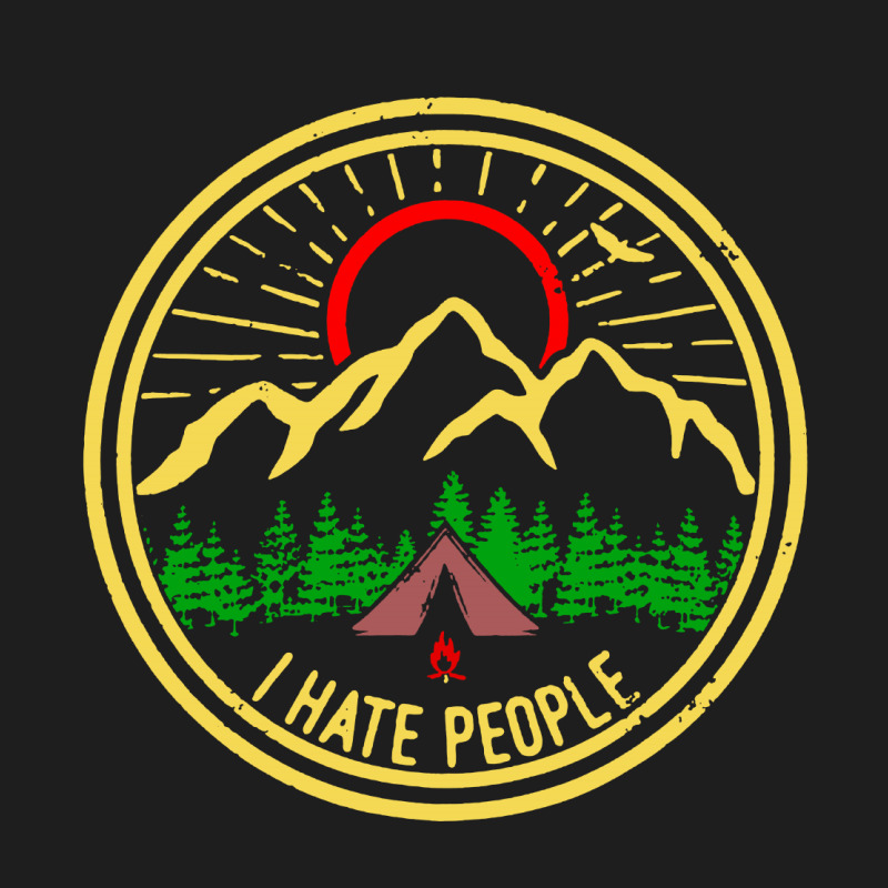 I Hate People Camp Classic T-shirt by atereabag | Artistshot