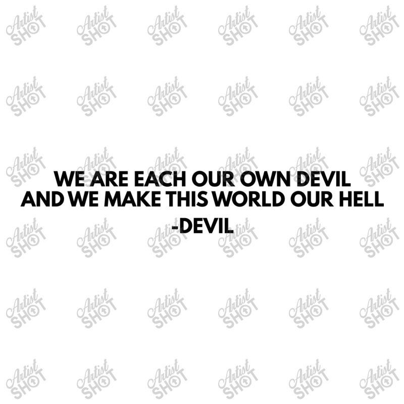 We Are Each Own Devil Baby Bodysuit by blackacturus | Artistshot