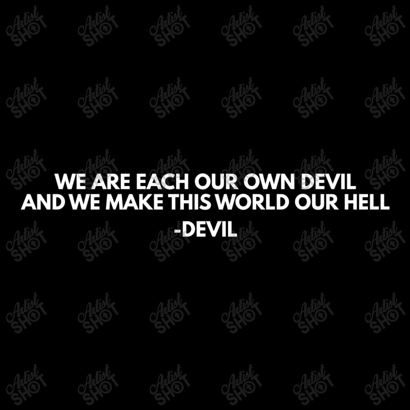 We Are Each Own Devil Baby Tee by blackacturus | Artistshot