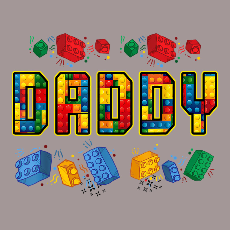 Daddy Brick Builder Funny Blocks Master Builder Dad T Shirt Vintage Short | Artistshot