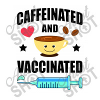 Coffee Lover Caffeinated And Vaccinated Youth Zipper Hoodie | Artistshot