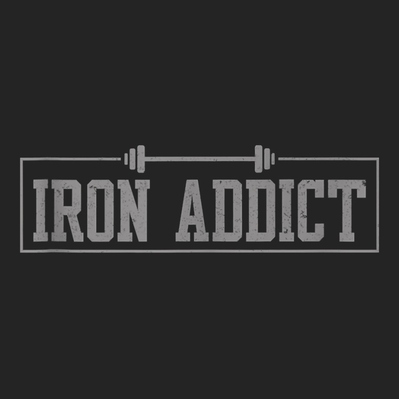 Iron Addict Gym Fitness Lifting Bodybuilder Workout Tank Top 3/4 Sleeve Shirt | Artistshot