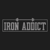 Iron Addict Gym Fitness Lifting Bodybuilder Workout Tank Top Classic T-shirt | Artistshot