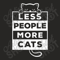 Retro Funny Social Cotton Less More Animals Ladies Fitted T-shirt | Artistshot