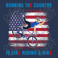 Biden Running The Country Is Like Riding A Bike Men Denim Jacket | Artistshot