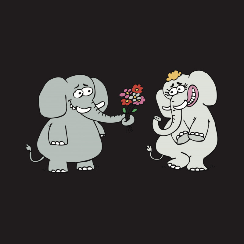 Elephant Gives Flowers To His Lover 01 01 Waist Apron | Artistshot