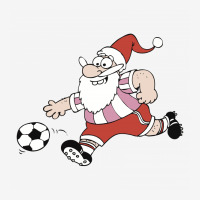 Santa Claus Is Playing Football Socks | Artistshot