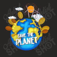 Message Text Message Tshirts Save The Planet Conservation Incentive Ladies Fitted T-shirt | Artistshot