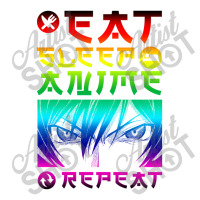 Eat Sleep Anime Repeat Tee Funny V-neck Tee | Artistshot