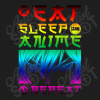 Eat Sleep Anime Repeat Tee Funny Classic T-shirt | Artistshot