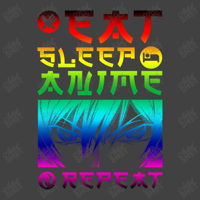 Eat Sleep Anime Repeat Tee Funny Vintage T-shirt | Artistshot