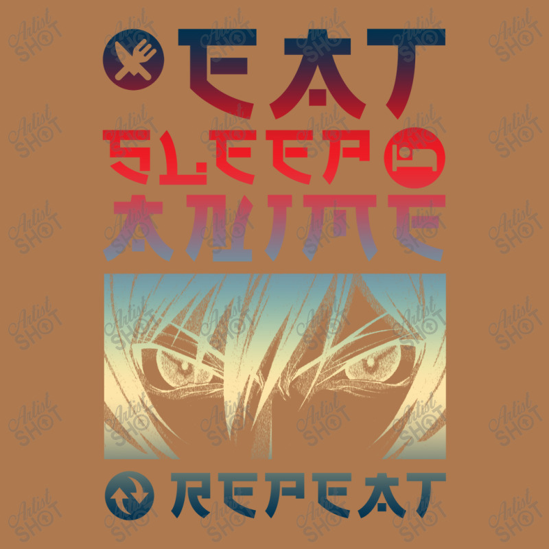 Eat Sleep Anime Repeat Tee Funny Vintage Short | Artistshot