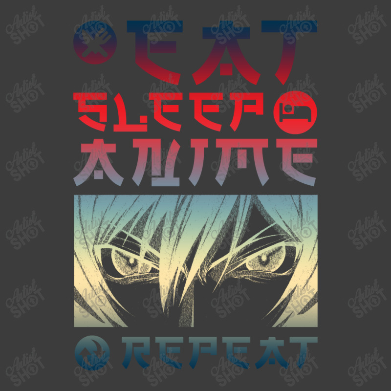 Eat Sleep Anime Repeat Tee Funny Men's Polo Shirt | Artistshot