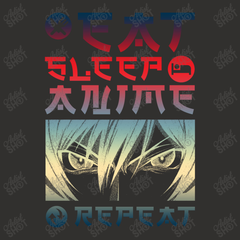 Eat Sleep Anime Repeat Tee Funny Champion Hoodie | Artistshot