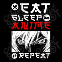 Eat Sleep Anime Repeat Tee Funny Youth Jogger | Artistshot