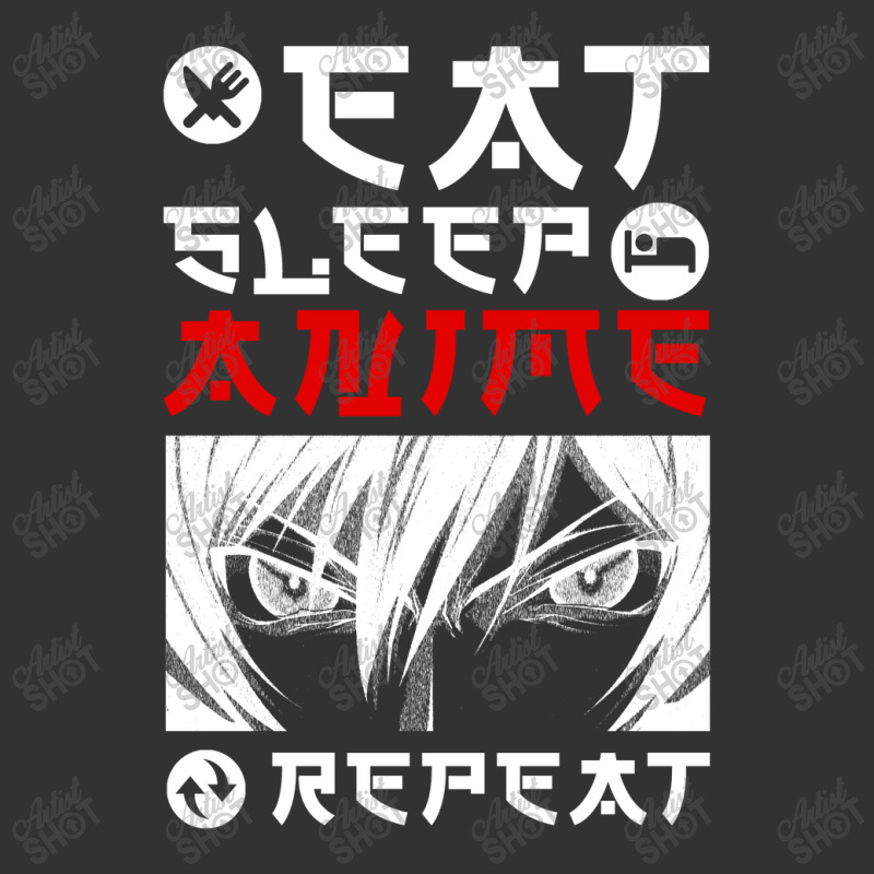 Eat Sleep Anime Repeat Tee Funny Baby Bodysuit | Artistshot