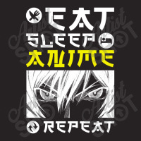 Eat Sleep Anime Repeat Tee Funny Vintage Cap | Artistshot