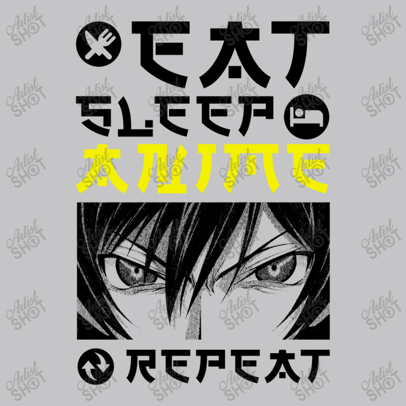 Eat Sleep Anime Repeat Tee Funny Baby Bodysuit | Artistshot