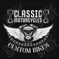 American Motorcycle Tshirts Custom Classic Racing Silver Rectangle Keychain | Artistshot