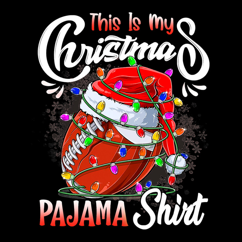 American Football This Is My Christmas Pajama Football Christmas Light Kids Cap by hopelessoon | Artistshot