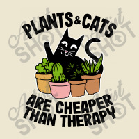 Plants & Cats Are Cheaper Than Therapy Gardening Cropped Hoodie | Artistshot