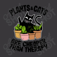 Plants & Cats Are Cheaper Than Therapy Gardening Ladies Curvy T-shirt | Artistshot