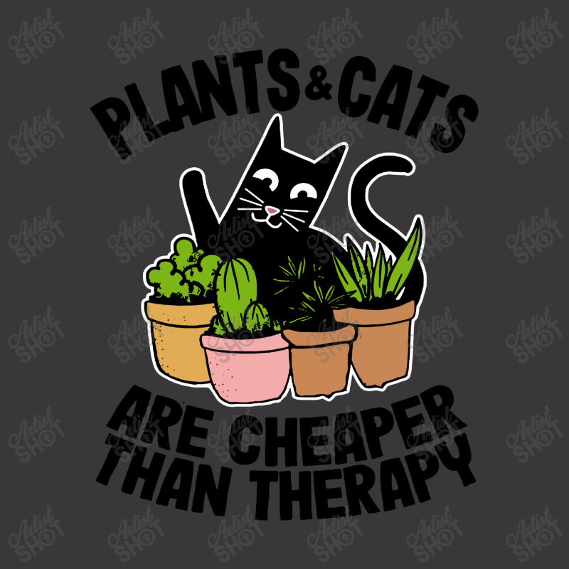 Plants & Cats Are Cheaper Than Therapy Gardening Ladies Curvy T-Shirt by Kimochi | Artistshot