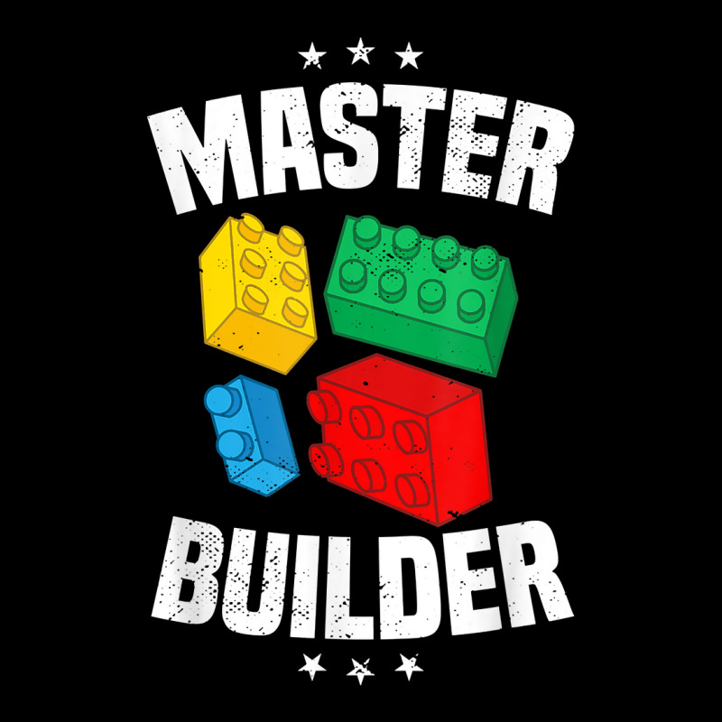 Master Builder Kids Building Blocks Brick Toy Boys Men T Shirt Cropped Hoodie by norhannuchols | Artistshot