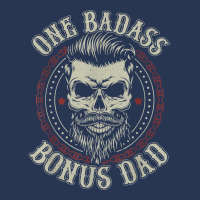 Mens One Badass Bonus Dad Birthday Step Dad Father's Day Tee T Shirt Men Denim Jacket | Artistshot