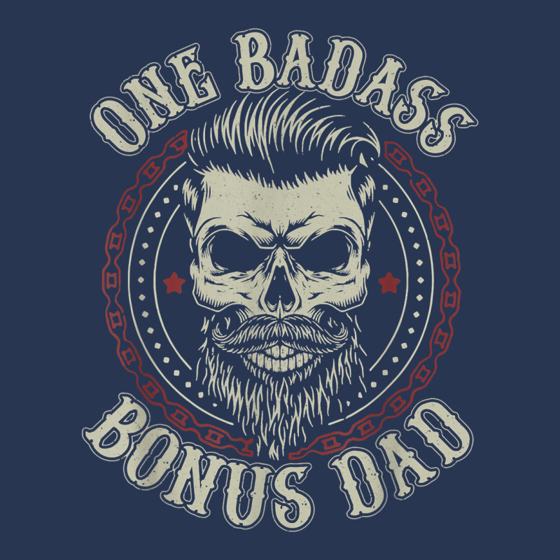 Mens One Badass Bonus Dad Birthday Step Dad Father's Day Tee T Shirt Men Denim Jacket by norhannuchols | Artistshot