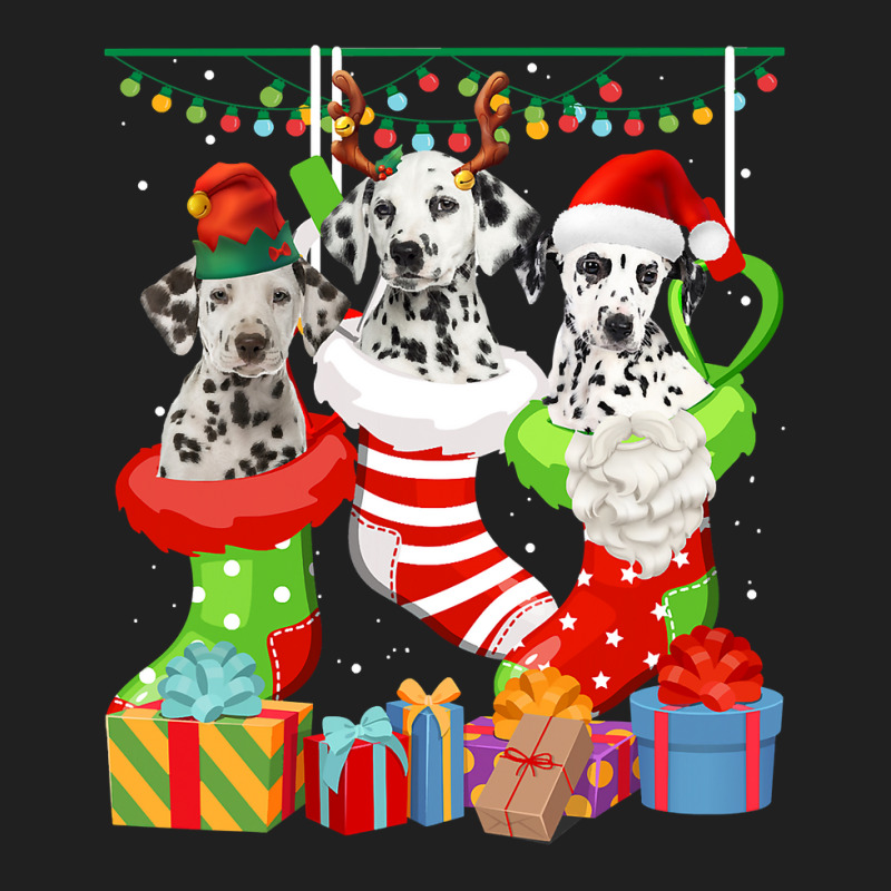 Dalmatian Dog Dalmatian Christmas Socks Funny Xmas Pajama Pet Puppy 49 Ladies Polo Shirt by hopelessoon | Artistshot