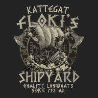 Kattegat Floki's Shipyards Quality Longboats Since 793 Ad T Shirt 3/4 Sleeve Shirt | Artistshot