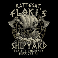 Kattegat Floki's Shipyards Quality Longboats Since 793 Ad T Shirt Men's Long Sleeve Pajama Set | Artistshot