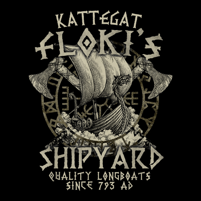 Kattegat Floki's Shipyards Quality Longboats Since 793 Ad T Shirt Men's Long Sleeve Pajama Set | Artistshot