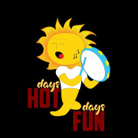 Hot Days Fun Days Toddler Sweatshirt | Artistshot