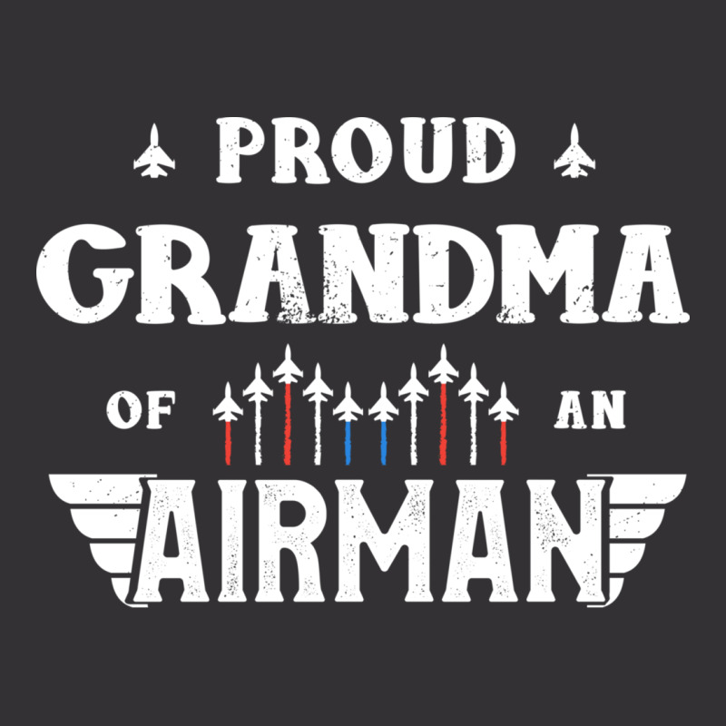 Proud Grandma Of An Airman Tee Veteran's Day Awesome Vintage Hoodie And Short Set | Artistshot