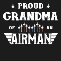 Proud Grandma Of An Airman Tee Veteran's Day Awesome Hoodie & Jogger Set | Artistshot
