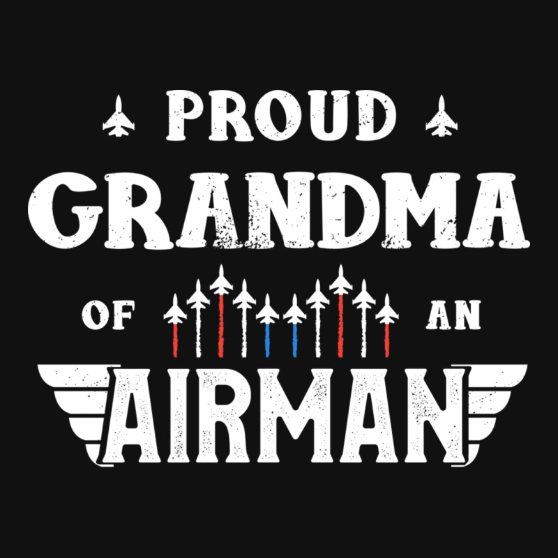 Proud Grandma Of An Airman Tee Veteran's Day Awesome Face Mask | Artistshot